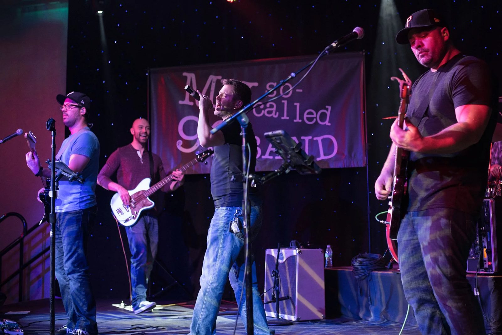 My so-called 90s Band live on stage